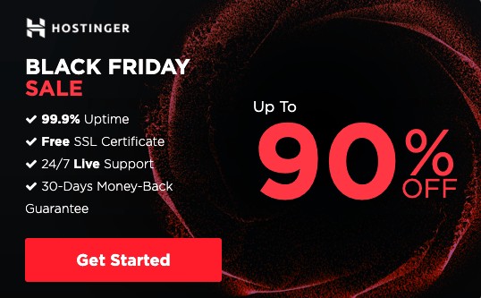 Hostinger Black Friday Deal