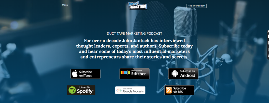 Duct Tape Marketing Podcast