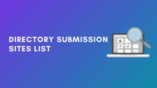 Free Directory Submission Sites List