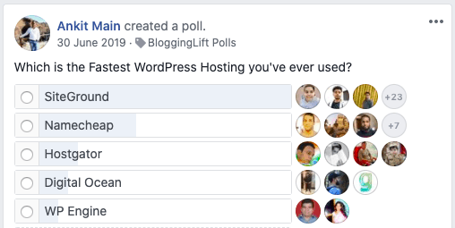 hosting polls 1