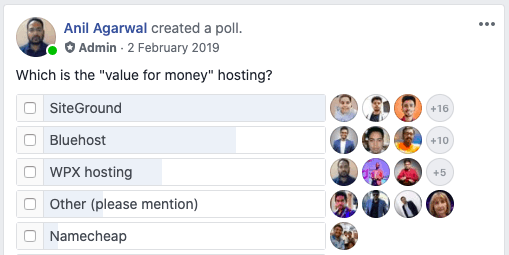 Hosting polls