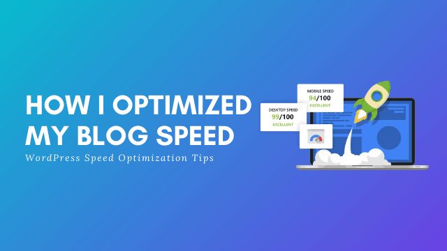 wordpress speed optimization tips