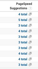 PageSpeed Suggestions